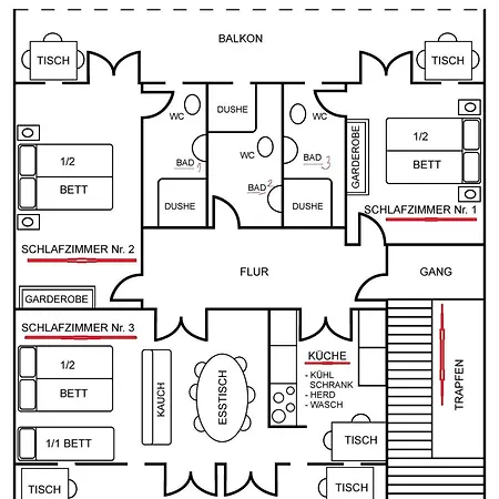 Gesamte In Bis 8 P,mit Pool,2 Balkonen,garten,grill Apartment Palit